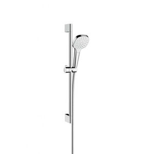 HANSGROHE Croma Select E Sprchová souprava 1jet EcoSmart 9l/min 0, 65m, bílá/chrom 26585400 obraz