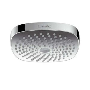 HANSGROHE Croma Select E Hlavová sprcha, 18 cm, 2 proudy, bílá/chrom 26524400 obraz