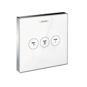 HANSGROHE Shower Select Ventil pod omítku pro 3 spotřebiče, bílá/chrom 15736400 obraz