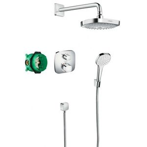 HANSGROHE Croma Select E Sprchový set 180 s termostatem Ecostat E, 2 proudy, chrom 27294000 obraz