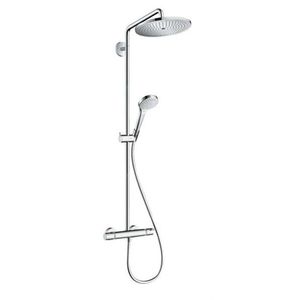 HANSGROHE Croma Select S Sprchový set Showerpipe 280 s termostatem, EcoSmart 9 l/min, chrom 26794000 obraz