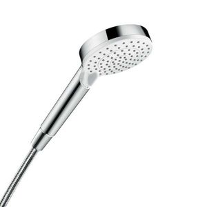 HANSGROHE Crometta Sprchová hlavice Vario 100, 2 proudy, bílá/chrom 26330400 obraz