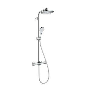 HANSGROHE Crometta Sprchový set S 240 Showerpipe s termostatem, chrom 27267000 obraz