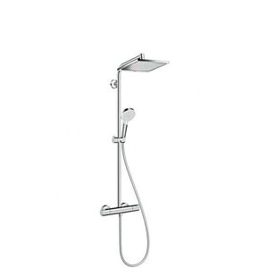 HANSGROHE Crometta Sprchový set E 240 Showerpipe s termostatem, chrom 27271000 obraz