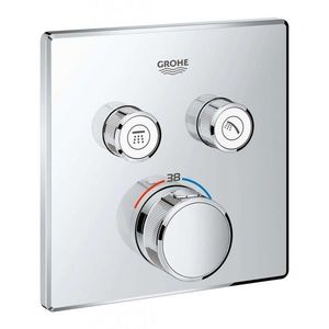 GROHE Grohtherm SmartControl Termostatická baterie pod omítku se 2 ventily, chrom 29124000 obraz