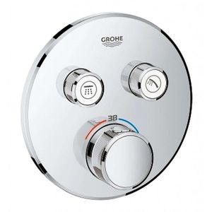 GROHE Grohtherm SmartControl Termostatická sprchová baterie pod omítku, 2 ventily, chrom 29119000 obraz