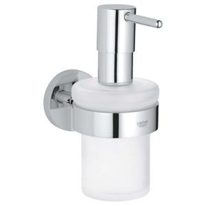 GROHE Essentials Dávkovač tekutého mýdla s držákem, chrom 40448001 obraz