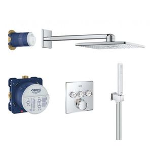 GROHE Grohtherm SmartControl Perfect Sprchový set s termostatem pod omítku, 31 cm, 2 proudy, chrom 34706000 obraz