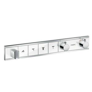 HANSGROHE RainSelect Baterie pod omítku pro 4 spotřebiče, bílá/chrom 15357400 obraz