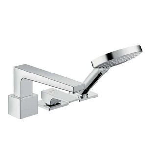 HANSGROHE Metropol Baterie na okraj vany, 3-otvorová instalace, chrom 32551000 obraz