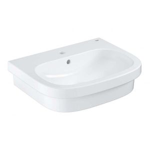 GROHE Euro Ceramic Umyvadlo s přepadem, 60x48 cm, alpská bílá 39337000 obraz