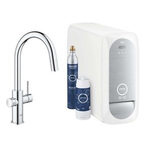 GROHE Blue Home Dřezová baterie Connected, s chladícím zařízením a filtrací, chrom 31541000 obraz