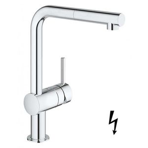 GROHE Minta Dřezová baterie s výsuvnou koncovkou, chrom 31397000 obraz