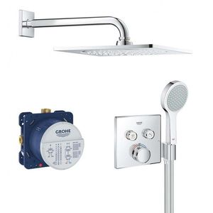 GROHE Grohtherm SmartControl Sprchový set Perfect s podomítkovým termostatem, 2 proudy, chrom 34742000 obraz