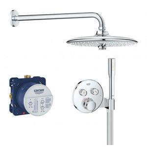 GROHE Grohtherm SmartControl Sprchový set Perfect s podomítkovým termostatem, 3 proudy, chrom 34744000 obraz