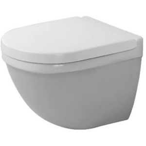 DURAVIT Starck 3 Závěsné WC, WonderGliss, bílá 22270900001 obraz