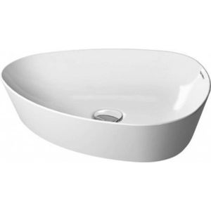 DURAVIT Cape Cod Asymetrická umyvadlová mísa 50x41 cm, DuraCeram, bílá 2339500000 obraz