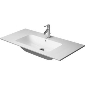 DURAVIT ME by Starck Umyvadlo nábytkové 103x49 cm, s přepadem, s otvorem pro baterii, bílá 2336100000 obraz