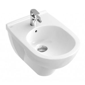 VILLEROY & BOCH O.novo Závěsný bidet 360x560 mm, 1 otvor pro baterii, alpská bílá 54600001 obraz