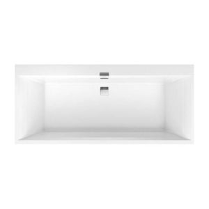 VILLEROY & BOCH Squaro Edge 12 Vana 180x80x45 cm, Quaryl, bílá UBQ180SQE2DV-01 obraz