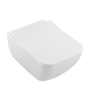 VILLEROY & BOCH Venticello Závěsné WC, DirectFlush, CeramicPlus, alpská bílá 4611R0R1 obraz