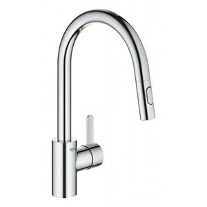 GROHE Eurosmart Cosmopolitan Dřezová baterie s výsuvnou sprškou, chrom 31481001 obraz