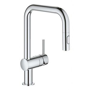 GROHE Minta Dřezová baterie s výsuvnou sprškou, chrom 32322002 obraz