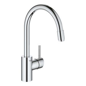 GROHE Concetto Dřezová baterie s výsuvnou sprškou, chrom 32663003 obraz