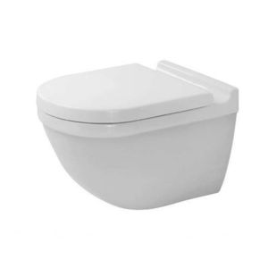 DURAVIT Starck 3 Závěsné WC se sedátkem SoftClose, bílá 42250900A1 obraz