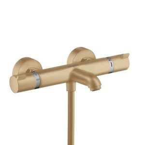 HANSGROHE Ecostat Comfort Termostatická vanová baterie, kartáčovaný bronz 13114140 obraz