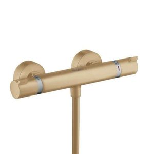 HANSGROHE Ecostat Comfort Termostatická sprchová baterie, kartáčovaný bronz 13116140 obraz