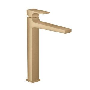 HANSGROHE Metropol Umyvadlová baterie s výpustí Push-Open, kartáčovaný bronz 32512140 obraz