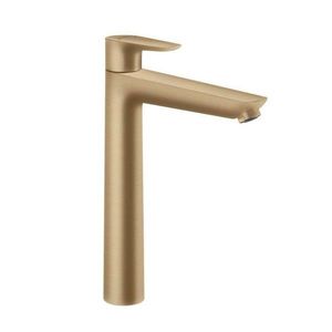 HANSGROHE Talis E Umyvadlová baterie s výpustí, kartáčovaný bronz 71716140 obraz