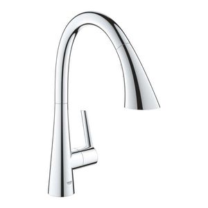 GROHE Zedra Dřezová baterie s výsuvnou sprškou, chrom 32294002 obraz