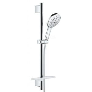 GROHE Rainshower SmartActive Sada sprchové hlavice 130 9, 5 l/min, 3 proudy, tyče 60 cm a hadice, chrom 26575000 obraz