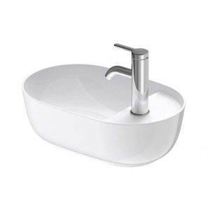 DURAVIT Luv Umývátko na desku, 42x27 cm, bez přepadu, s otvorem pro baterii, bílá 0381420000 obraz