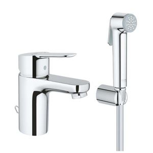 GROHE BauEdge Umyvadlová baterie s bidetovou sprškou, chrom 23757000 obraz