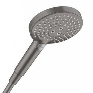 HANSGROHE Raindance Select S Sprchová hlavice 120, 3 proudy, EcoSmart, kartáčovaný černý chrom 26531340 obraz