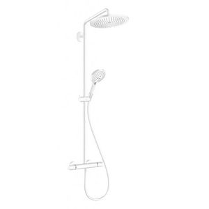 HANSGROHE Croma Select S Sprchový set Showerpipe 280 s termostatem, matná bílá 26890700 obraz