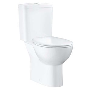 GROHE Bau Ceramic WC kombi set s nádržkou a sedátkem softclose, rimless, alpská bílá 39604000 obraz