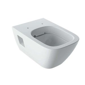 GEBERIT Selnova Square Závěsné WC, 540x350 mm, Rimfree, bílá 501.546.01.1 obraz