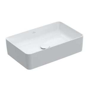 VILLEROY & BOCH Collaro Umyvadlo na desku, 56x36 cm, alpská bílá 4A205601 obraz