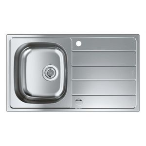 GROHE Dřezy Dřez K200, 86x50 cm, kartáčovaná nerez 31552SD1 obraz