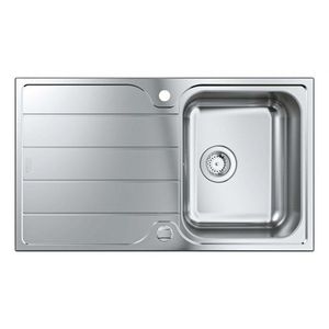 GROHE Dřezy Dřez K500, 86x50 cm, kartáčovaná nerez 31571SD1 obraz