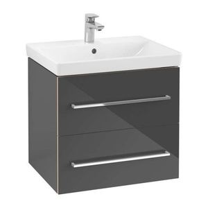 VILLEROY & BOCH Avento Umyvadlová skříňka, 58x51x45 cm, 2 zásuvky, Crystal Grey A88900B1 obraz