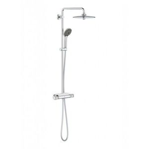 GROHE Vitalio Joy Sprchový set 260 s termostatem na zeď a poličkou, chrom 26403002 obraz