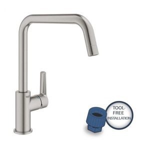 GROHE QuickFix Start Dřezová baterie, supersteel 30470DC0 obraz