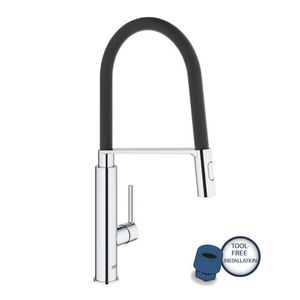 GROHE Feel Dřezová baterie s flexibilním ramenem, chrom 31489000 obraz