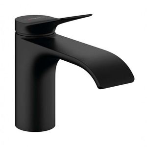 HANSGROHE Vivenis Umyvadlová baterie 80, s výpustí, EcoSmart, matná černá 75010670 obraz