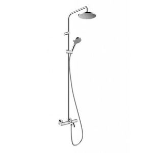 HANSGROHE Vernis Blend Sprchový set Showerpipe 200 s vanovým termostatem, EcoSmart, chrom 26079000 obraz